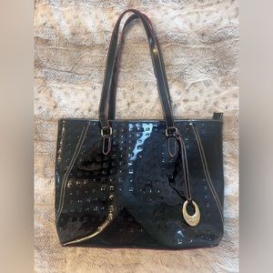 Arcadia black patent leather .Made in  Italy